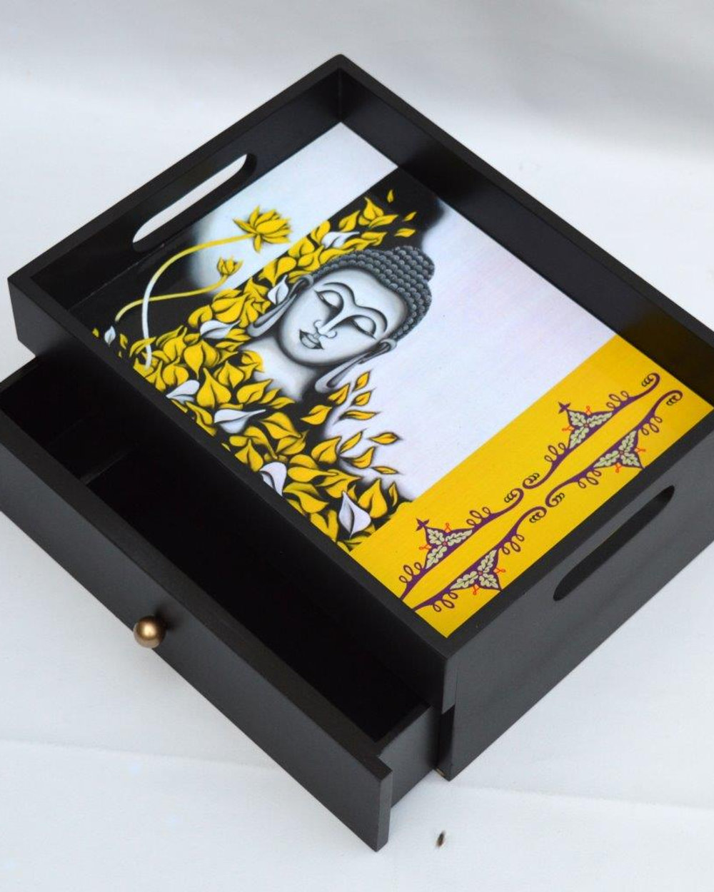 Trays with acrylic glass top