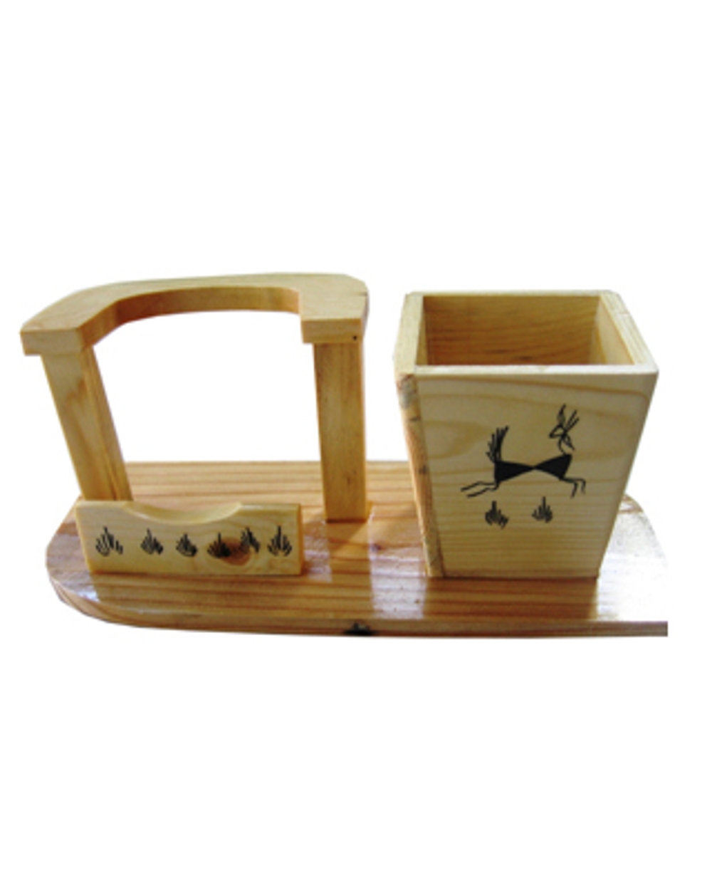 Warli art on Pen-mobile stand