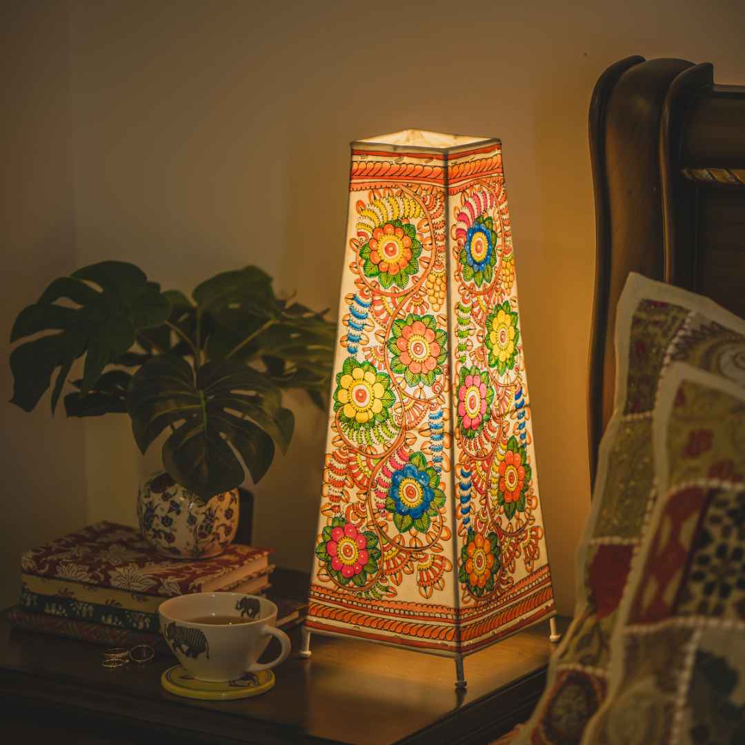 Hand-painted table lamp