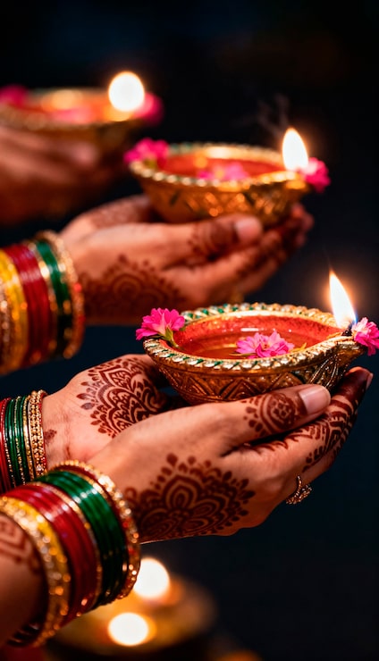 Diwali diyas